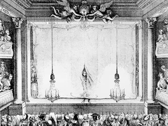 The Comedie Francaise during the Time of Moliere (1622-73) at the Palais Royal Auditorium